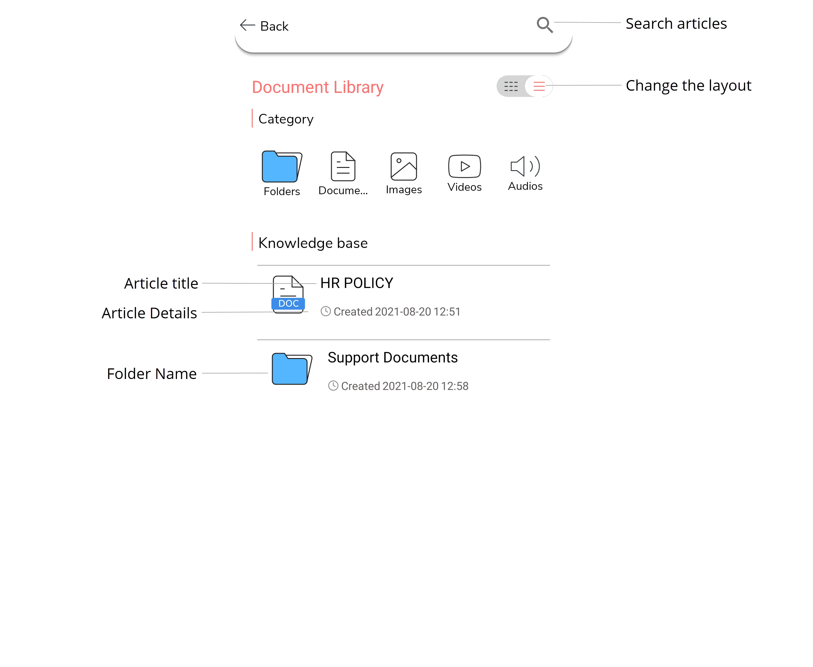 View Knowledge Base Articles in the Mobile App
